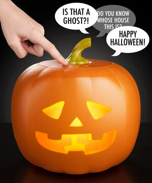 Jabberin Jack The Talking Animated Pumpkin