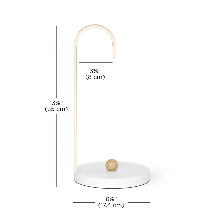 Bellwood Paper Towel Holder White/Natural