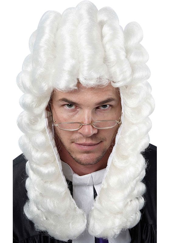 White Judge Wig