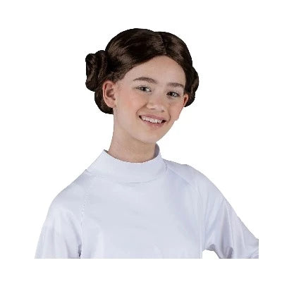 PRINCESS LEIA CHILD BUN WIG