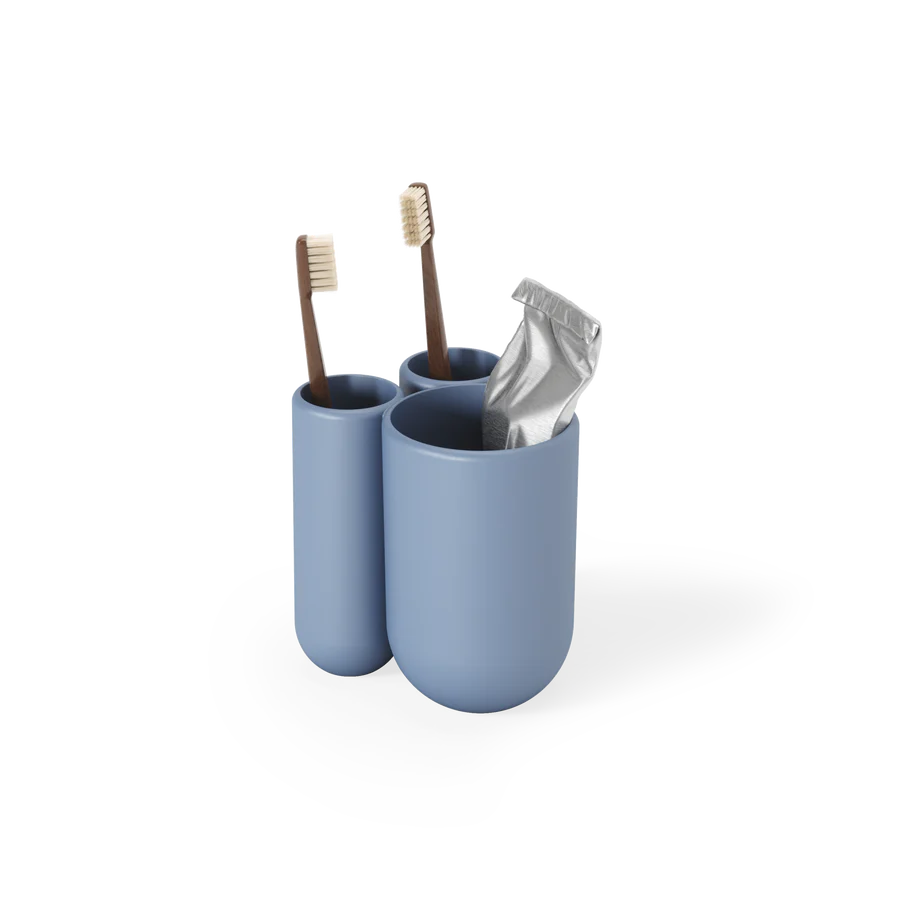 Touch Organizer / Toothbrush Holder Stale Blue