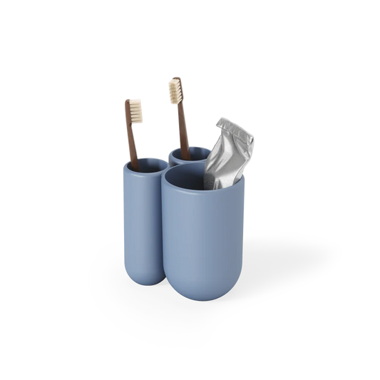 Touch Organizer / Toothbrush Holder Stale Blue