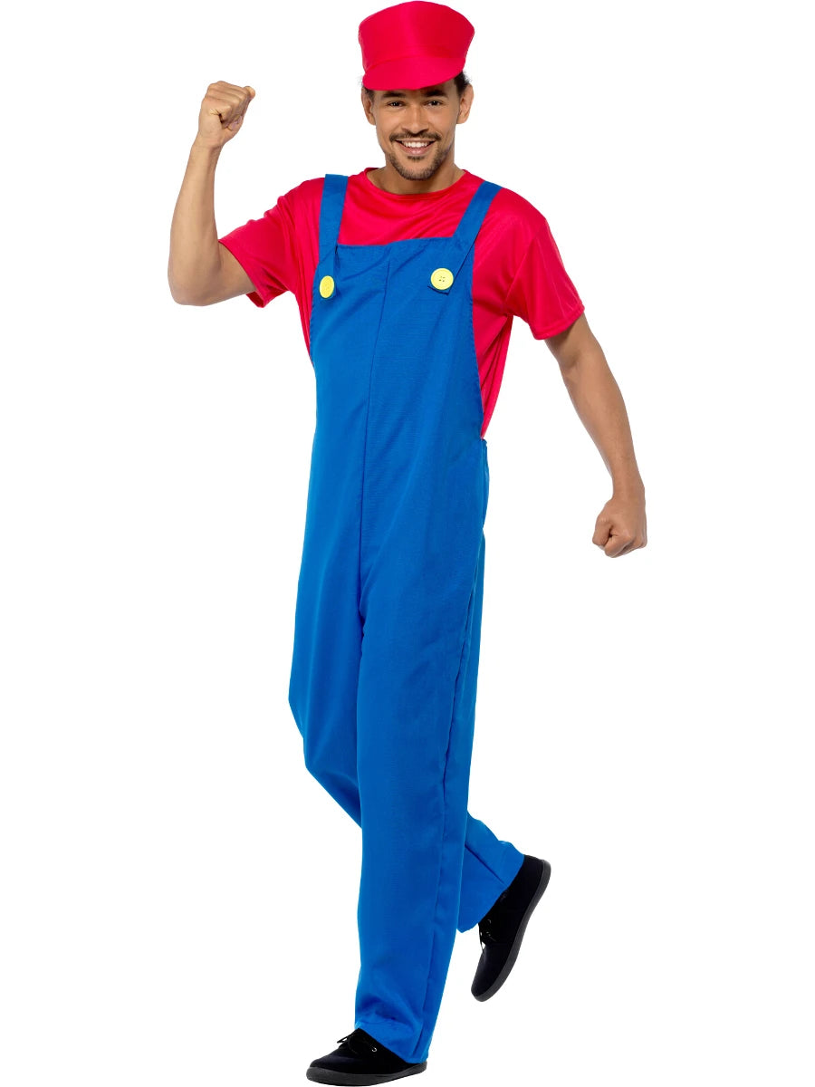 Red Plumber Video Game Guy