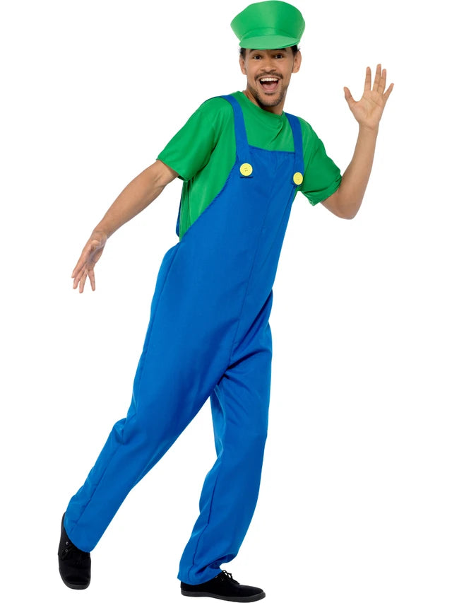 Green Plumber Video Game Guy