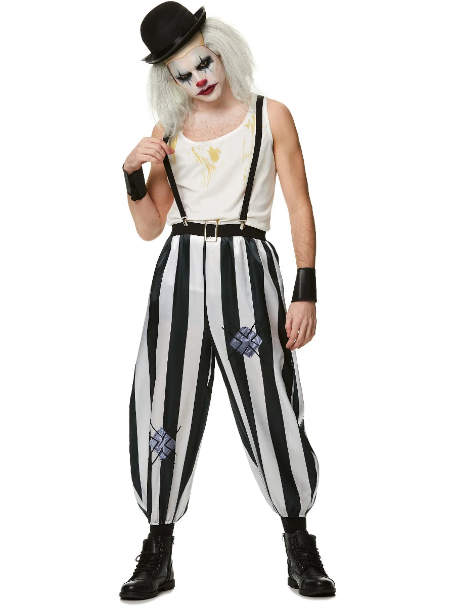 Deranged Killer Clown Men's Costume