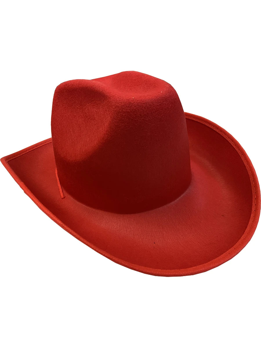 Adult's Rodeo Red Cowboy Hat
