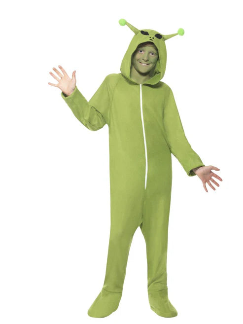 Kids Green Alien Costume