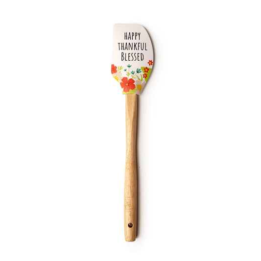 Silicone Spatula- Happy Thankful Blessed