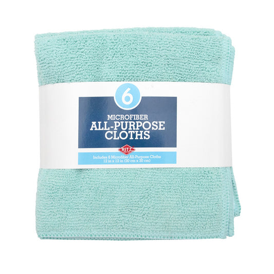 6pc Microfiber All - Purpose Cloths