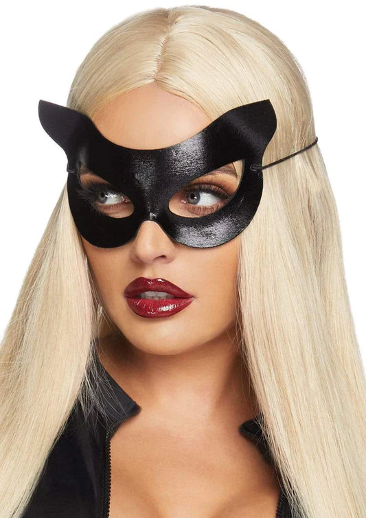 Vinyl Wet Look Cat  Mask