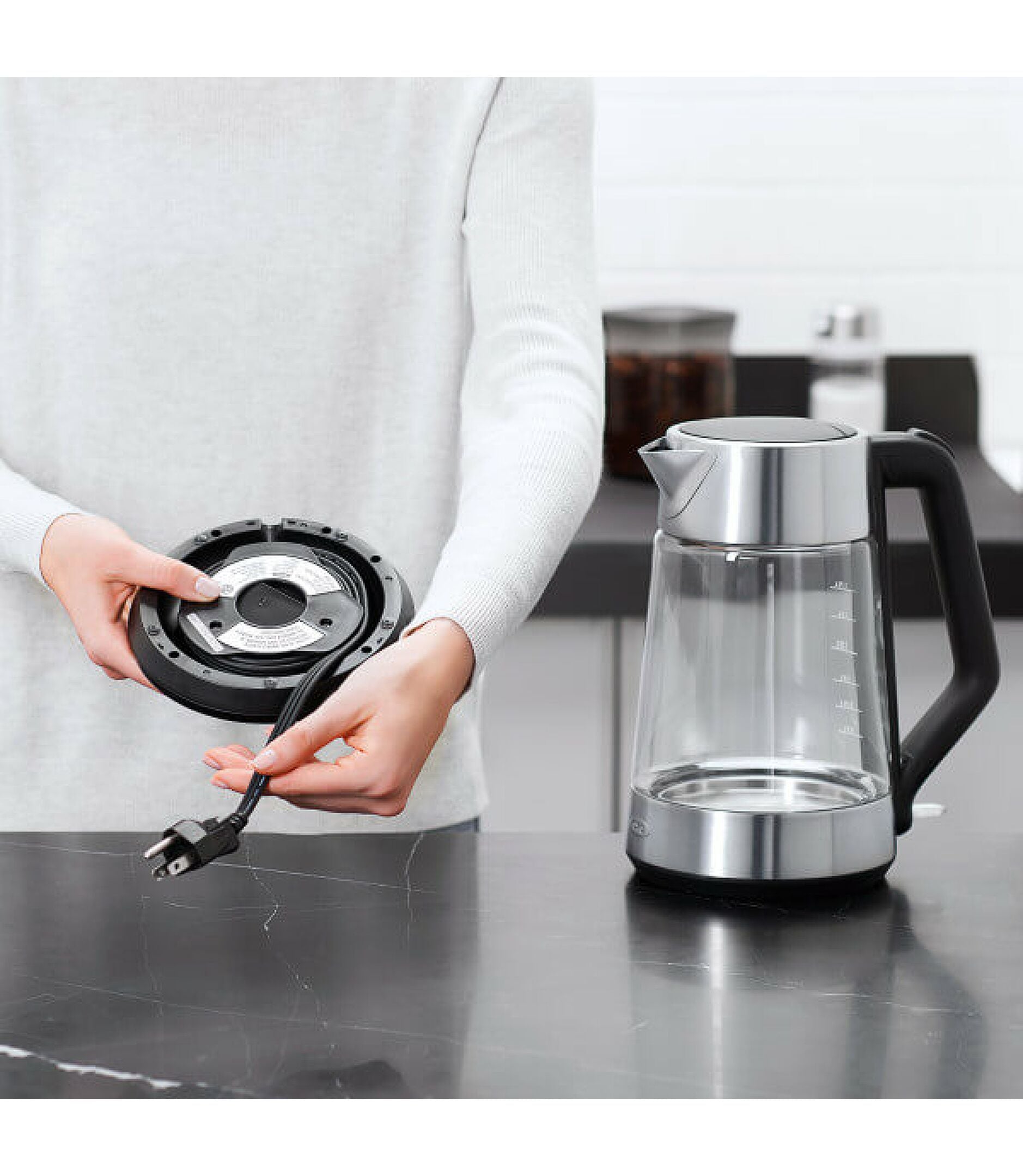 Cordless Glass Electric Kettle