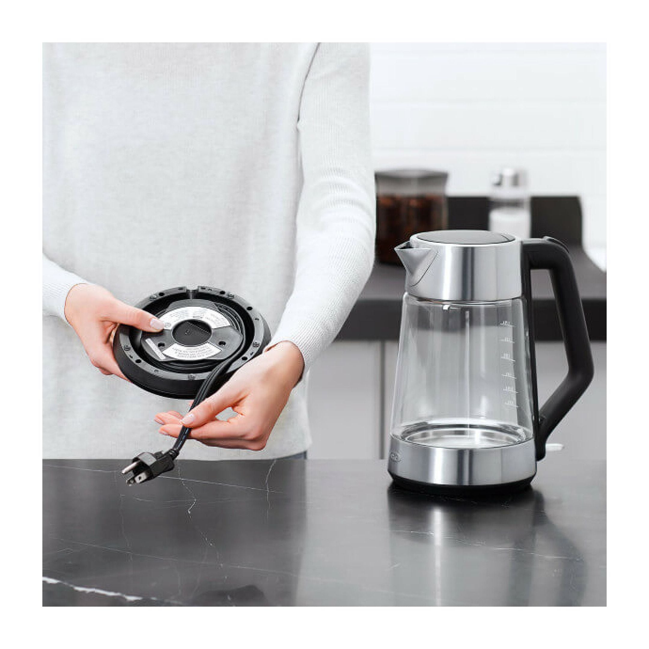 Cordless Glass Electric Kettle