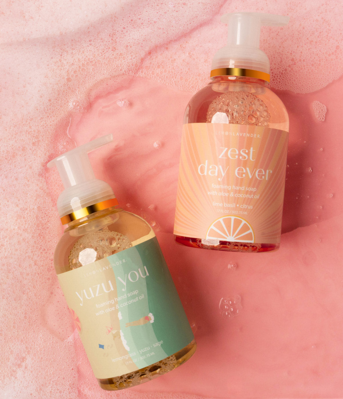 Lemon Lavender Foaming Hand Soap Zest Day Ever