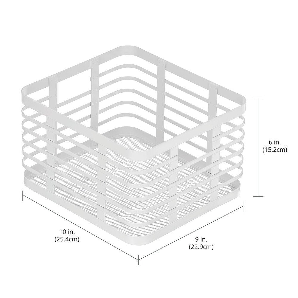 Basket White 10 x 9 x 6