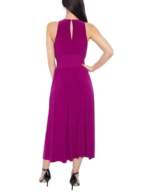 Magenta Midi Dress  - Marina