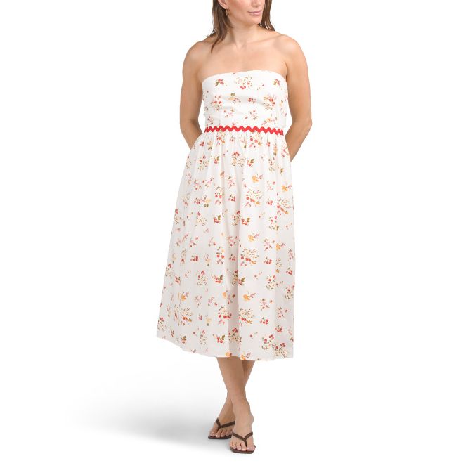Berry print Dress