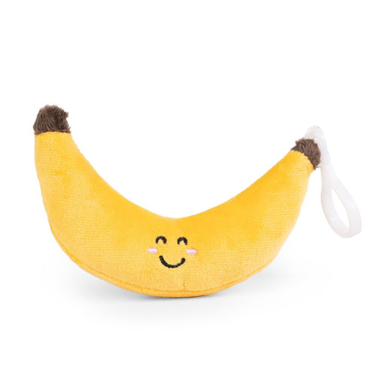 LITTLE clips de Naturaleza Llaveros de Peluche de Fruta Plátano
