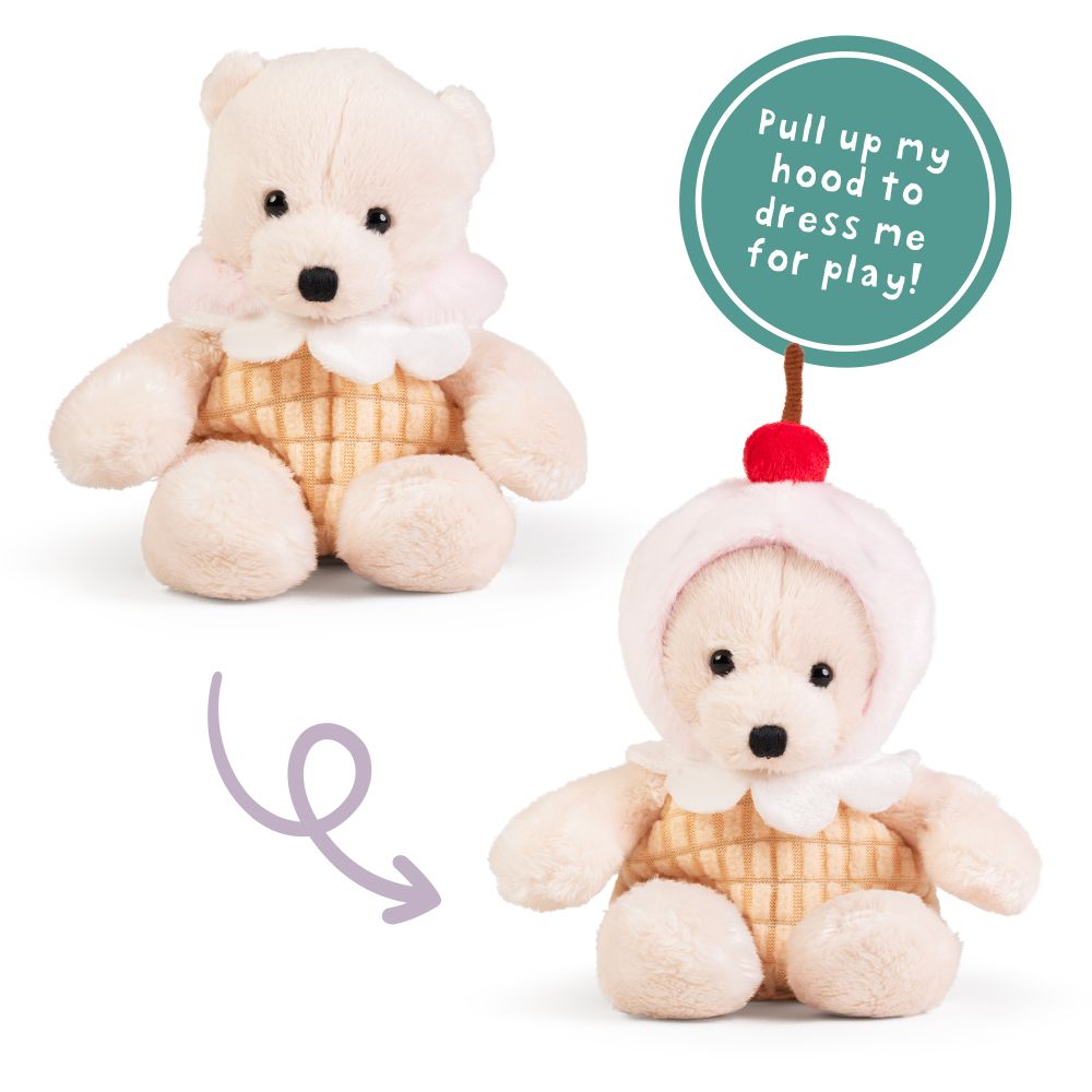 LITTLE Dress Up BEIGE Bear - Ice Creams