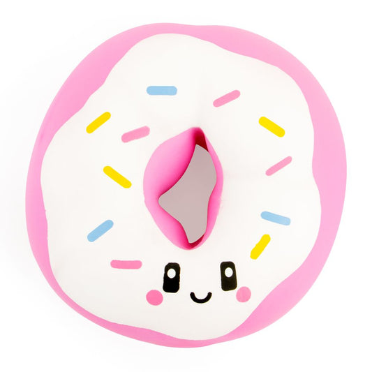 The Big Squij Donut Slow-Rise Squishy Toy White - Pink