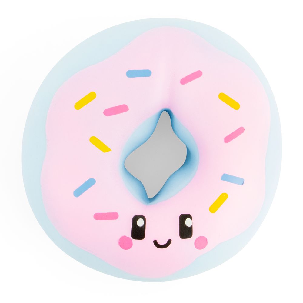 The Big Squij Donut Slow-Rise Squishy Toy Pink -Blue
