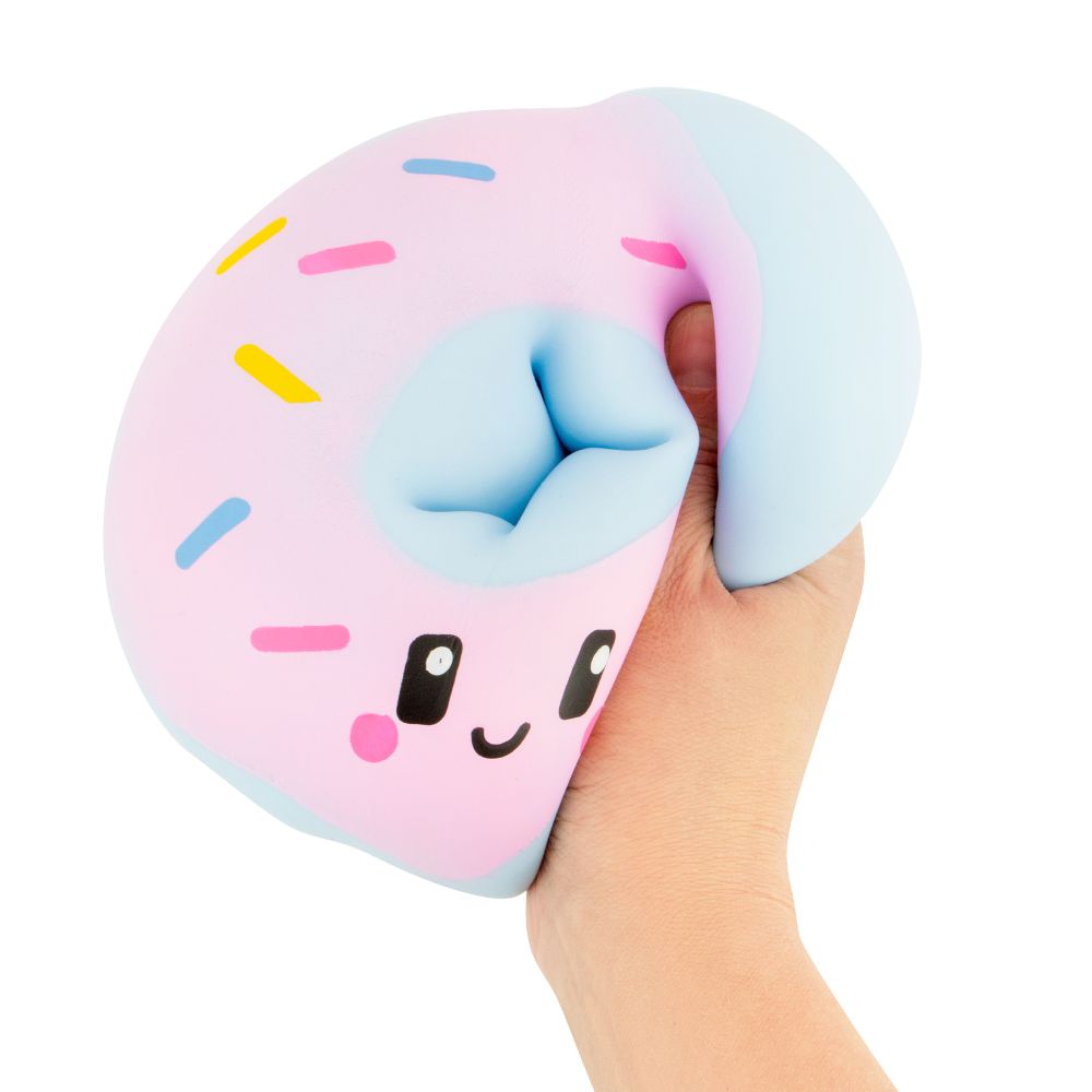 The Big Squij Donut Slow-Rise Squishy Toy Pink -Blue