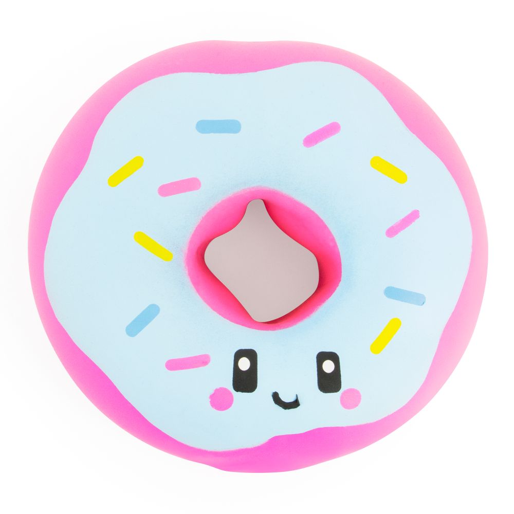 The Big Squij Donut Slow-Rise Squishy Toy Blue-Fuchsia