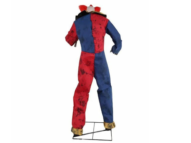 7 FT Animated The Axe-Wielding Clown Halloween Decoration