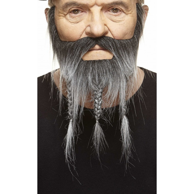Mustache and beard, salt and pepper