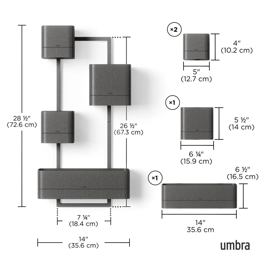Cubiko Wall Planter