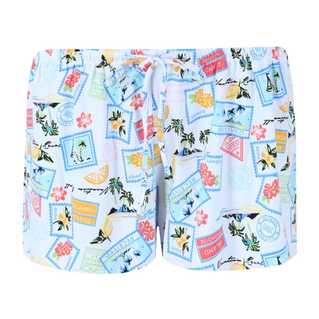 Notch Short Set White