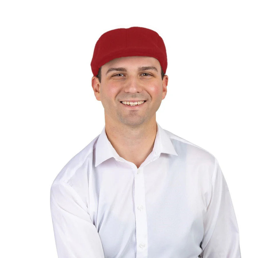 Newsboy Flat Cap - Adults Red