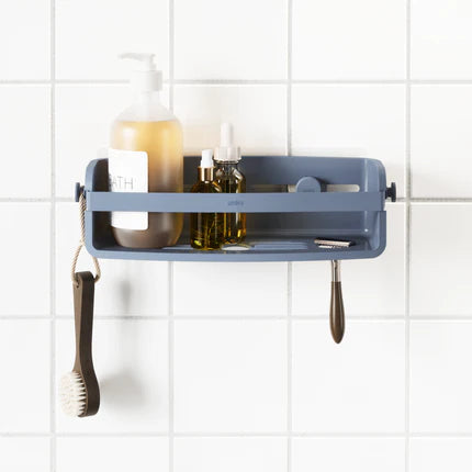 Flex Adhesive Bin Slate/ Blue