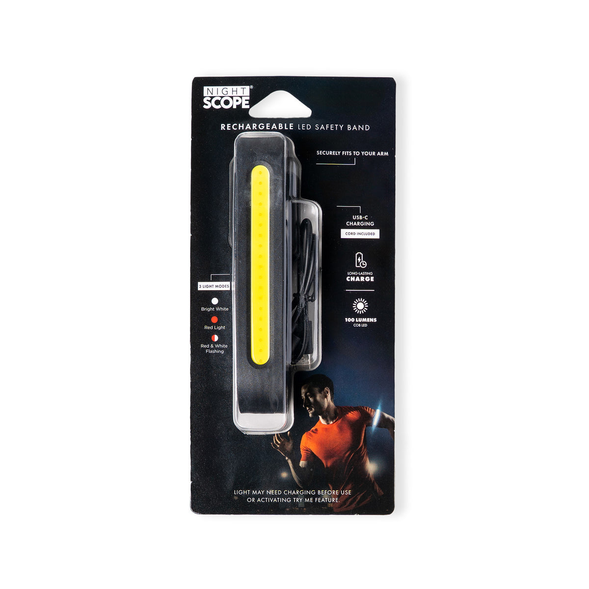 Night Scope Rechargeable LED Safety Band