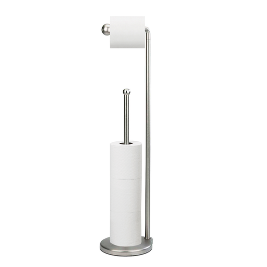 Teardrop Toilet Paper Stand – Nickel