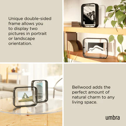 Bellwood Desk Frame 5" x 7" Black