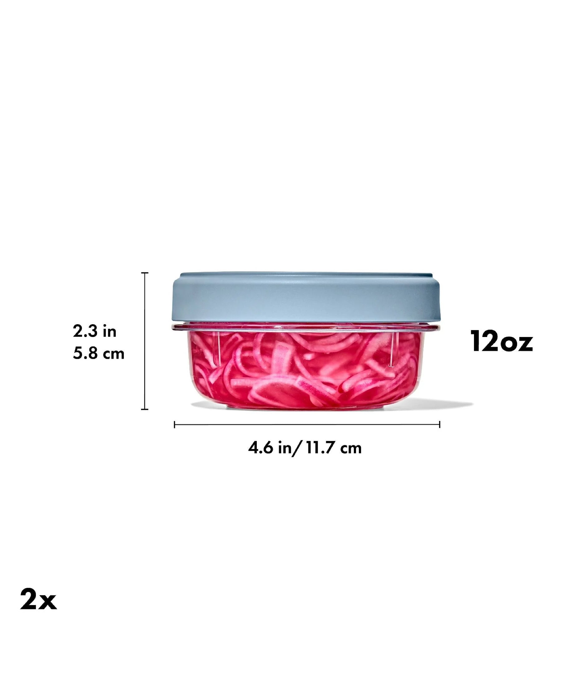 Twist & Stack Container (12 oz) – 2-Pack