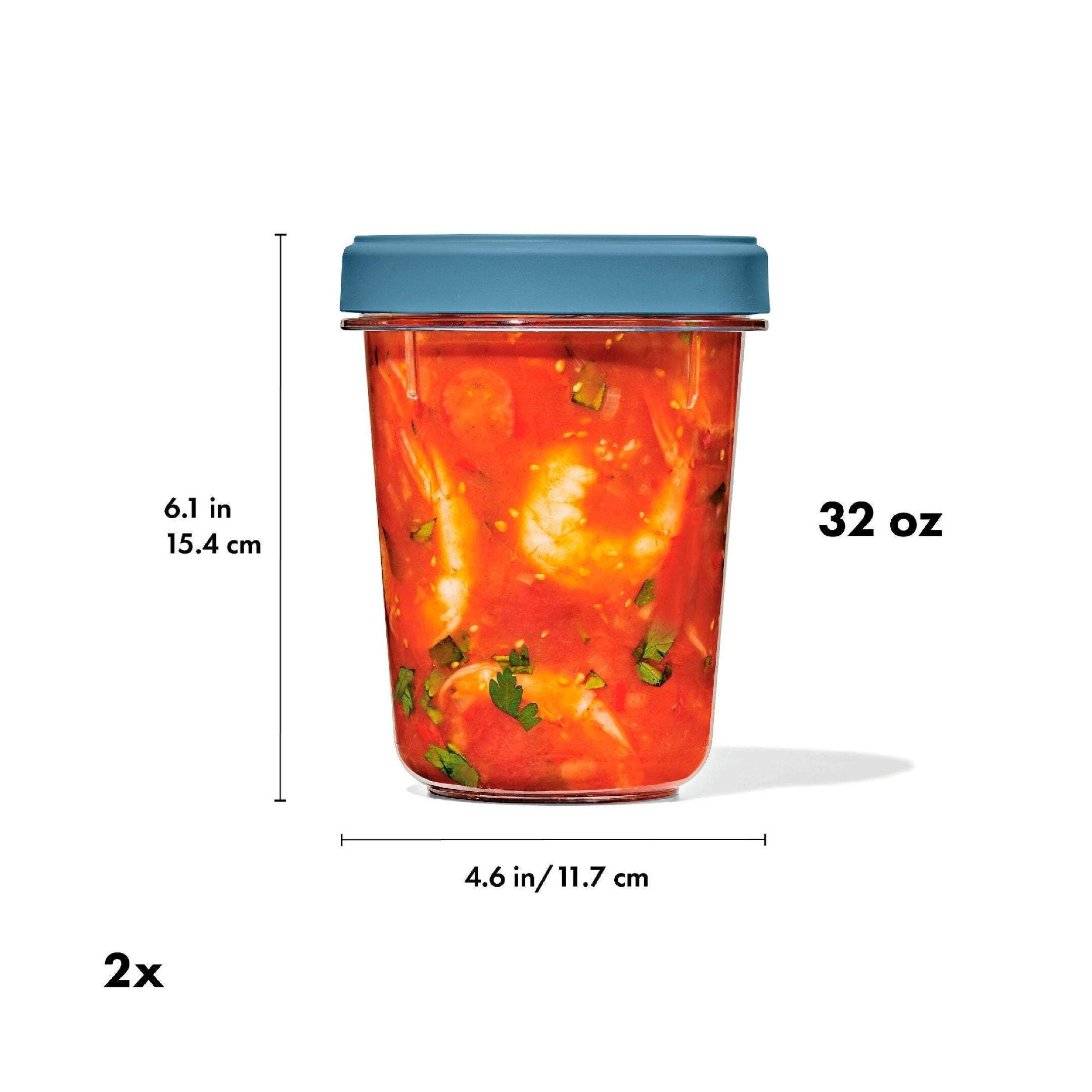 Twist & Stack Container (32 oz) – 2-Pack