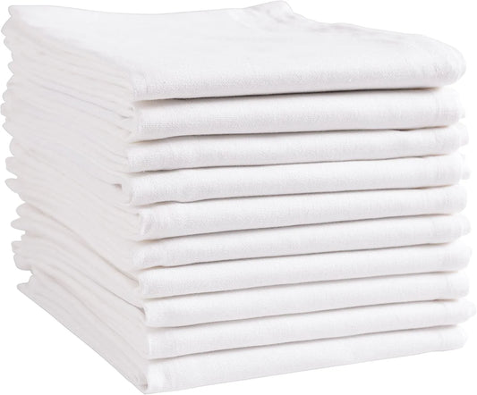 Plain Weave Blank White Set of 10-  (20" × 30")