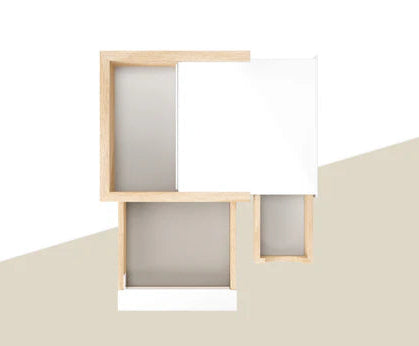 Stowit Mini Storage Box White-Natural