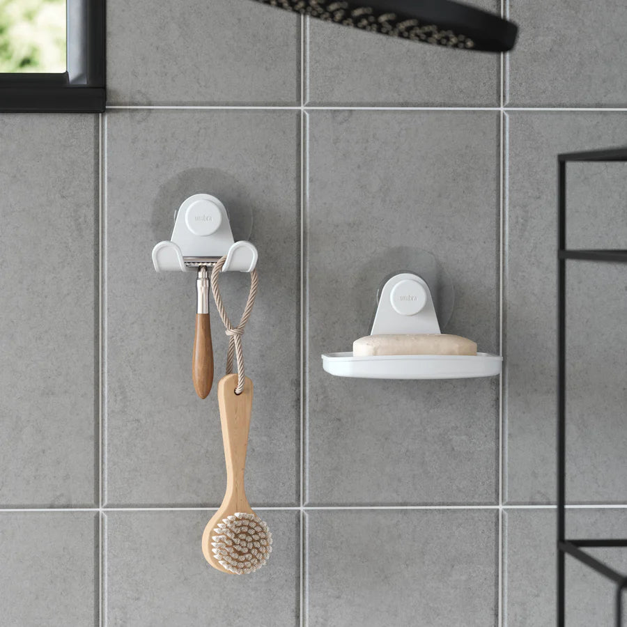 Flex Adhesive Soap Dish White