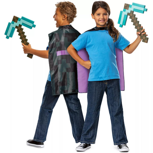 Minecraft Pickaxe & Cape Set