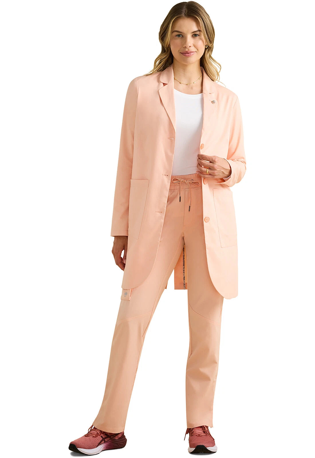 Vera Lab Coat Peach Cloud