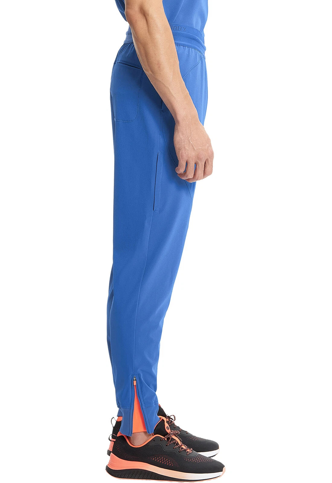 Jogger de hombre tiro medio color royal