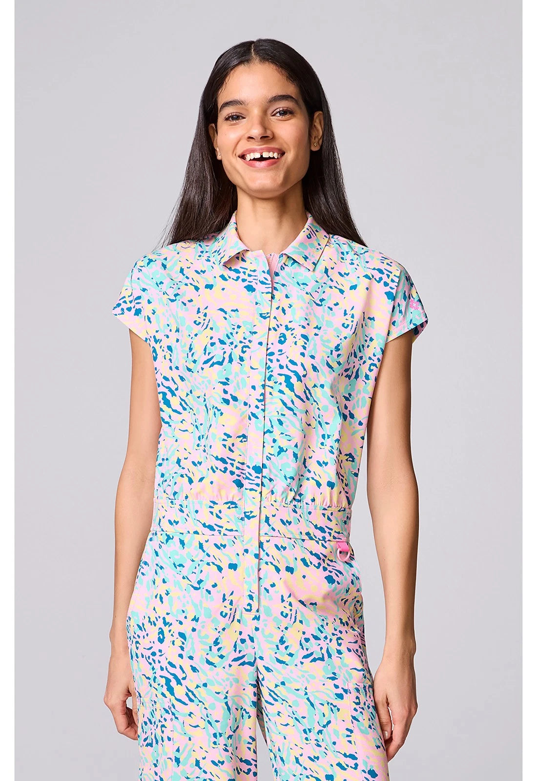 Tutti Frutti Tiger estampado con mangas Dolman anchas
