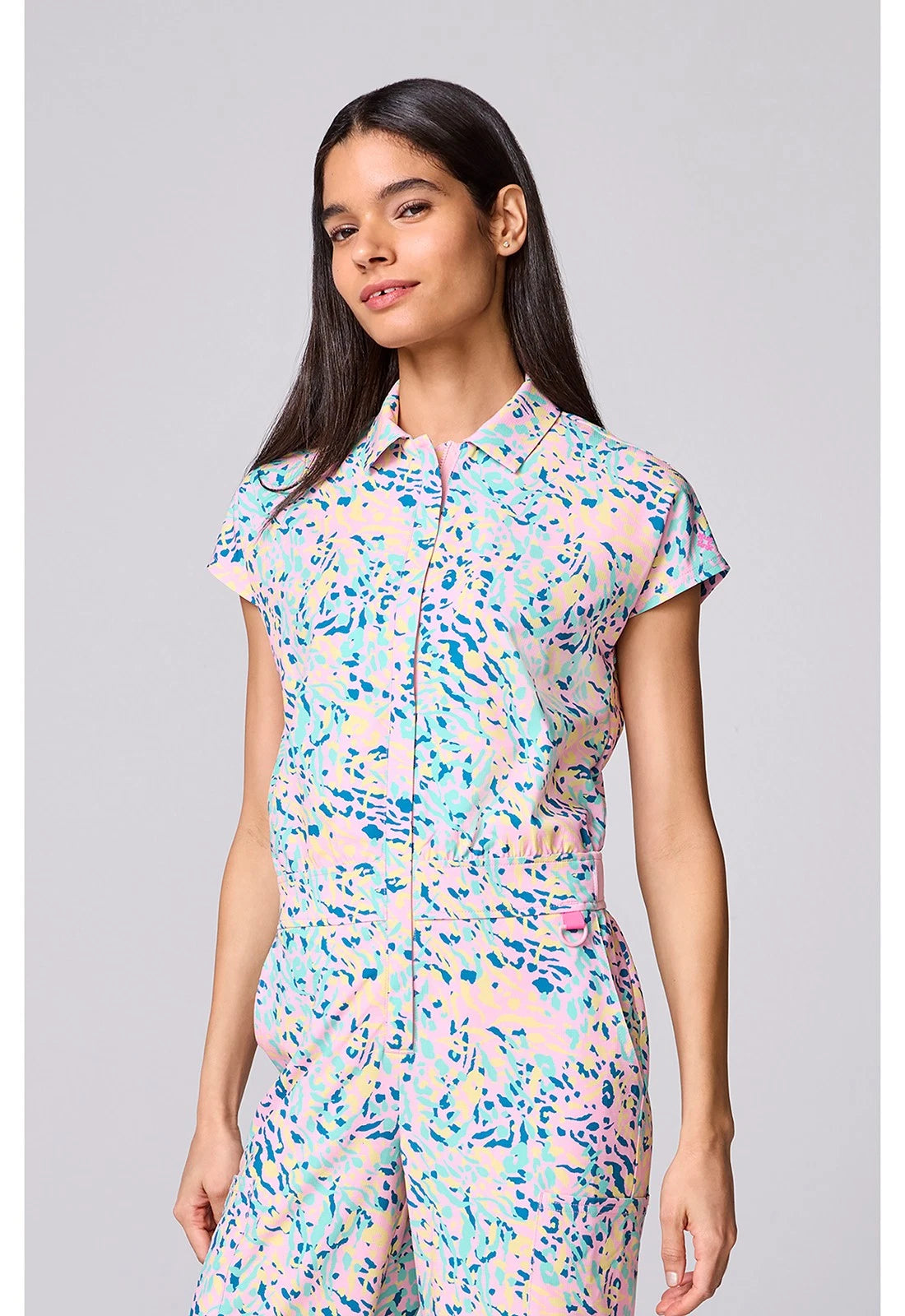 Tutti Frutti Tiger estampado con mangas Dolman anchas
