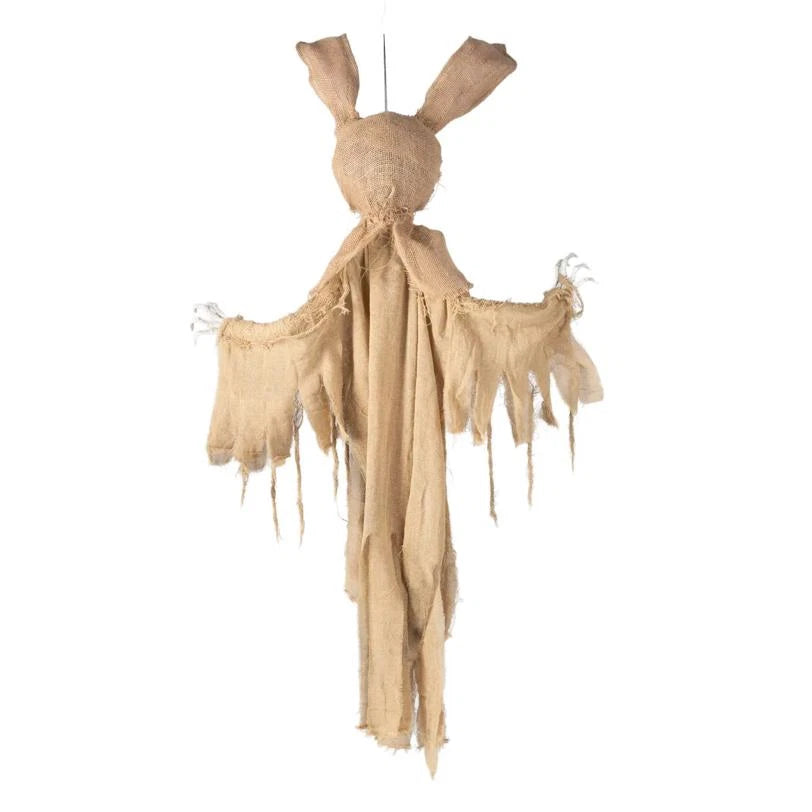 5 FT Light-Up Rabbit with Sound Hanging Halloween Decoration
