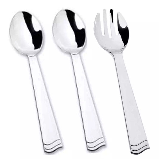 3 Piece Serving Set Silver - Polished