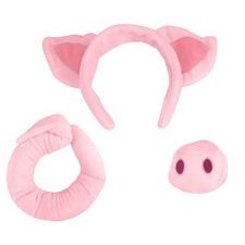 Pig Ears and Tail Set
