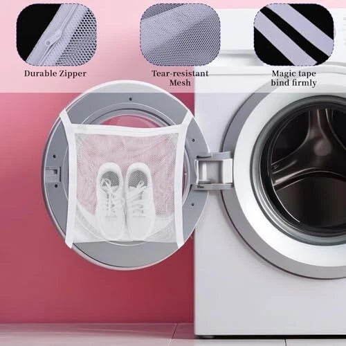 Wash and Dry Shoe Bag - White