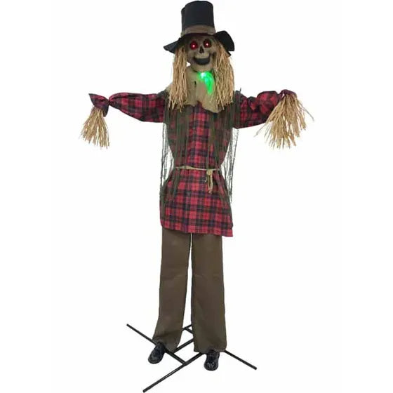 98.4" Standing Animated Scarecrow